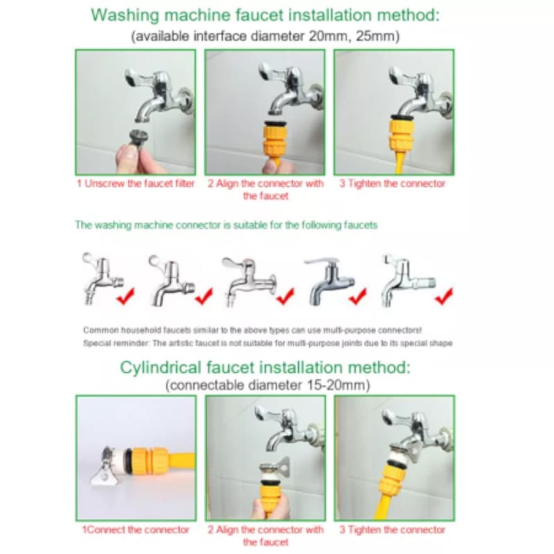 PORTABLE HIGH-PRESSURE METAL WATER GUN NOZZLE