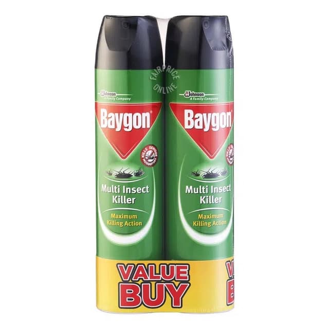 Bundle Of 2 Baygon Multi Insects Killer 400ml.